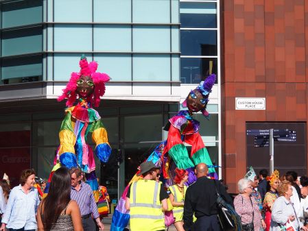 Carnival giant puppets
