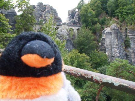 view of the bastei bridge