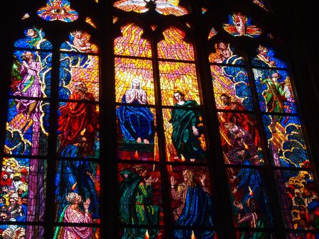 stained glass window