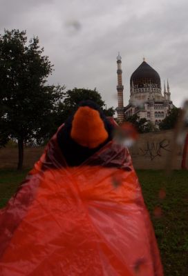 yenize cigarette factory in the rain