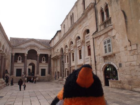 courtyard by Cathedral of Saint Domnius