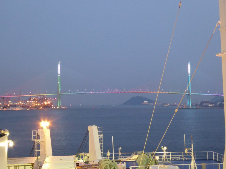 view from ferry deck