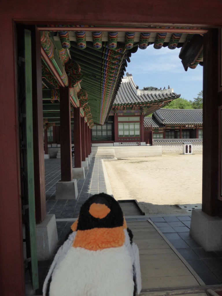 penguin in palace