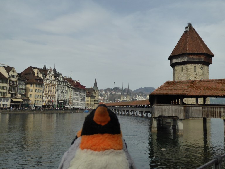 Famous Bridge in Luzern