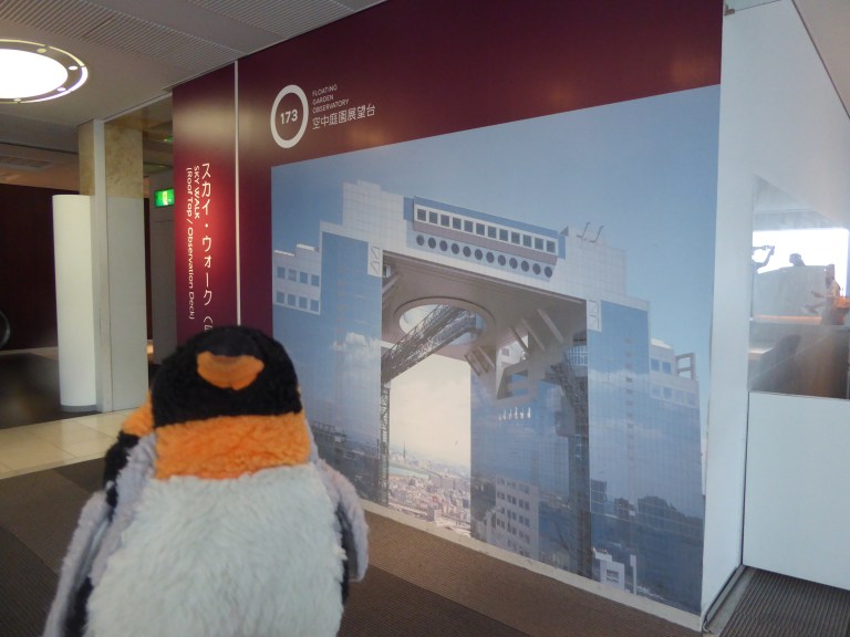 penguin at top of tower