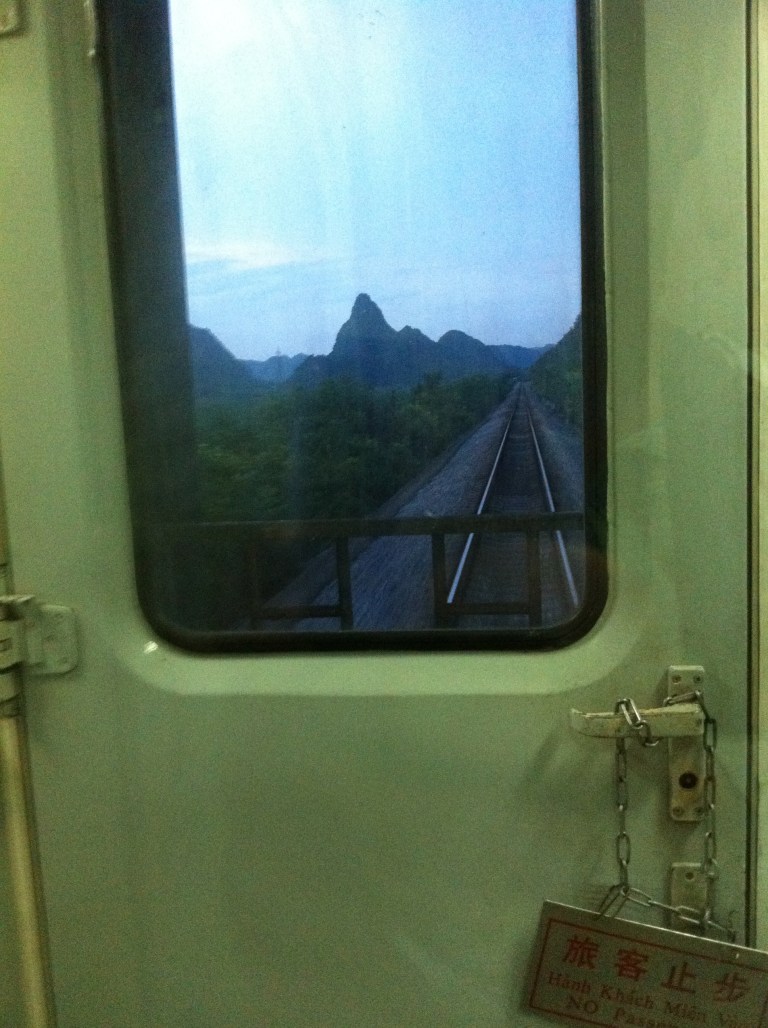 view from train