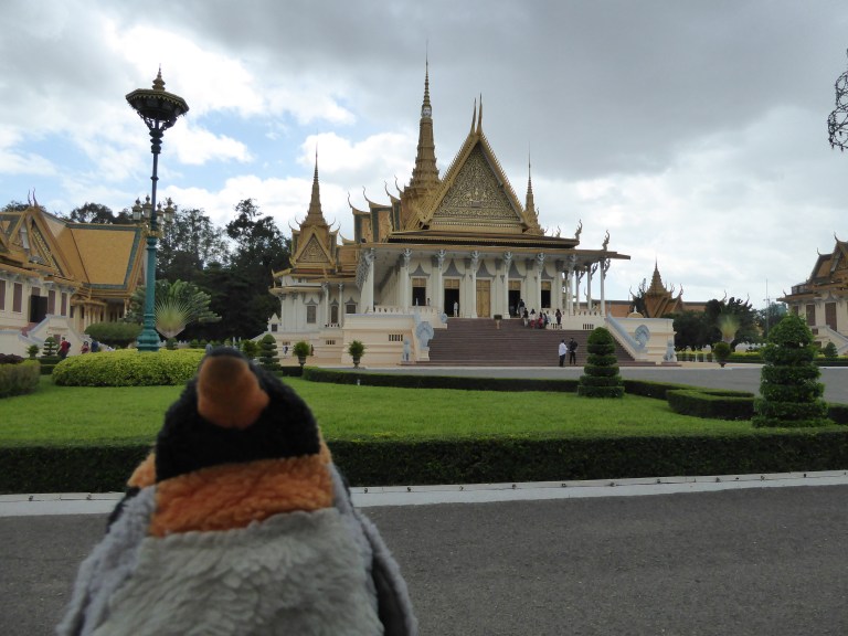 palace under very cloudy sky