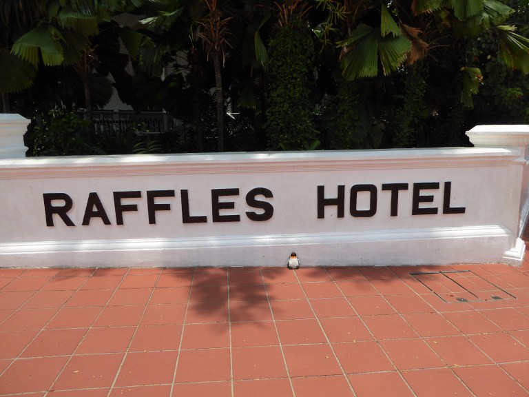 Raffles Hotel sign