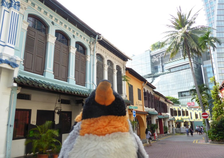 view of street in Singapore